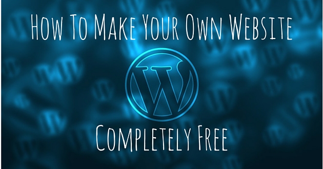 Wordpress logo how to make your own website completely free